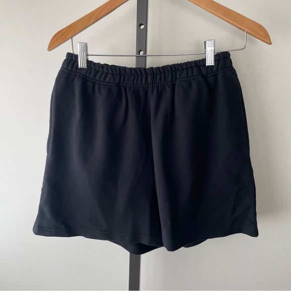 Brunette The Label Best Friend Shorty Gym Sweat Shorts 100% Cotton Size S/M - Picture 2 of 5